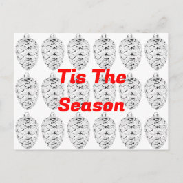 Dit Het Seizoen Kerst Briefkaart