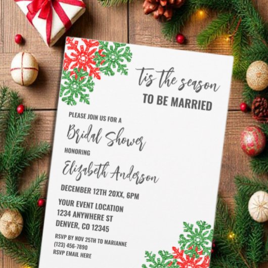 Dit Het Seizoen Kerst Vrijgezellenfeest Kaart