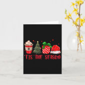 Dit het seizoen Kerstvakantie Vrolijk Kerstfeest F Kaart (Gele Bloem)