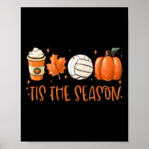 Dit Het Seizoen Latte Pumpkin Herfst Thanksgiving  Poster