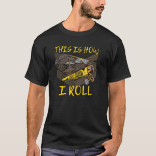 Dit hoe Roll Pilot Vliegtuig Biplane Aerobatics T-shirt
