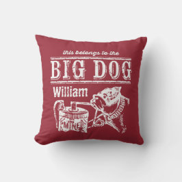 Dit hoort bij de Big Dog jouw naam Buitenkussen