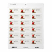 Dit hoort bij de labels, het lerarenlabel etiket (Full Sheet)