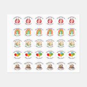 Dit hoort bij kleurrijke kledinglabels labels (Vel)
