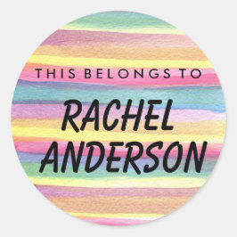 Dit hoort tot de ronde Sticker