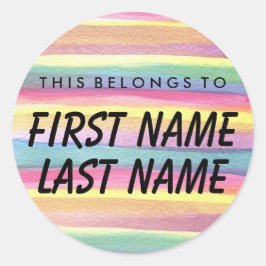 Dit hoort tot de ronde Sticker