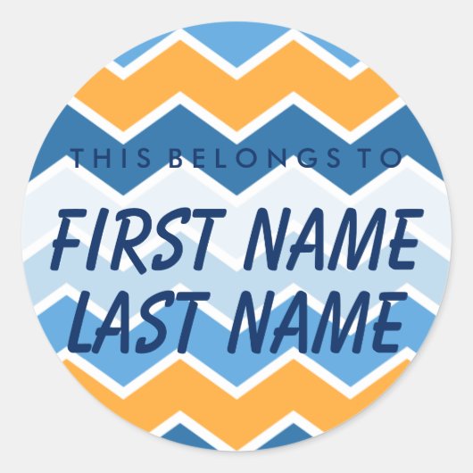 Dit hoort tot de ronde Sticker (Voorkant)