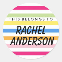 Dit hoort tot de ronde Sticker