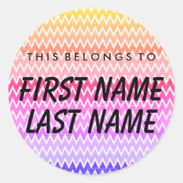 Dit hoort tot de ronde Sticker