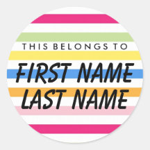 Dit hoort tot de ronde Sticker