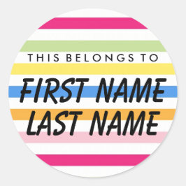 Dit hoort tot de ronde Sticker