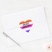 Dit hoort tot de Sticker van het hart (Envelop)