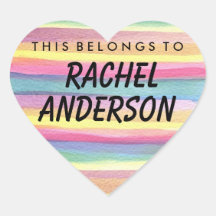 Dit hoort tot de Sticker van het hart