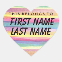 Dit hoort tot de Sticker van het hart