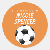 Dit hoort tot de Sticker - Voetbal (Voorkant)