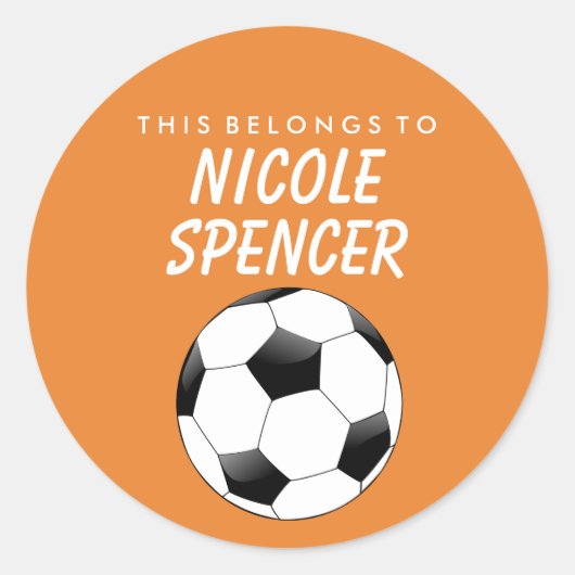 Dit hoort tot de Sticker - Voetbal (Voorkant)