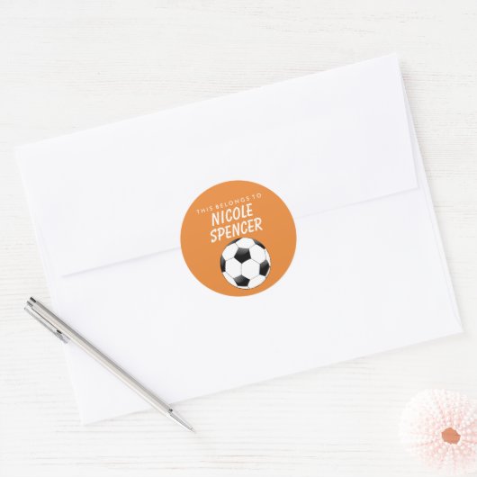 Dit hoort tot de Sticker - Voetbal (Envelop)