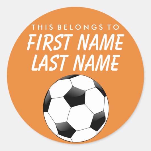 Dit hoort tot de Sticker - Voetbal (Voorkant)