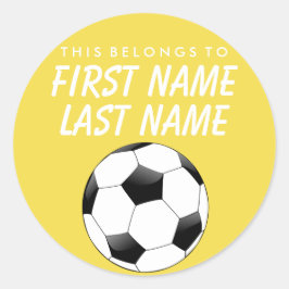 Dit hoort tot de Sticker - Voetbal