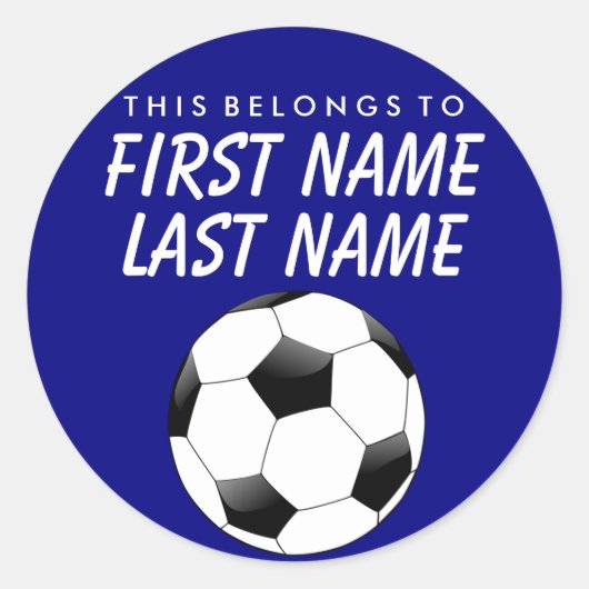 Dit hoort tot de Sticker - Voetbal (Voorkant)