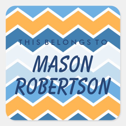 Dit hoort tot Square Sticker (Voorkant)