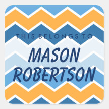 Dit hoort tot Square Sticker