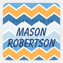 Dit hoort tot Square Sticker