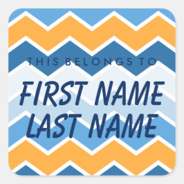 Dit hoort tot Square Sticker