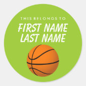 Dit hoort tot Sticker - Basketball (Voorkant)
