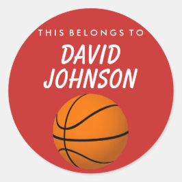 Dit hoort tot Sticker - Basketball