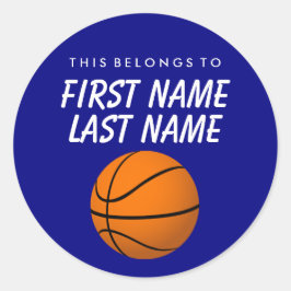 Dit hoort tot Sticker - Basketball