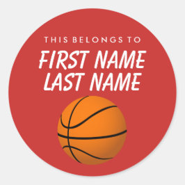 Dit hoort tot Sticker - Basketball