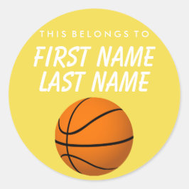 Dit hoort tot Sticker - Basketball