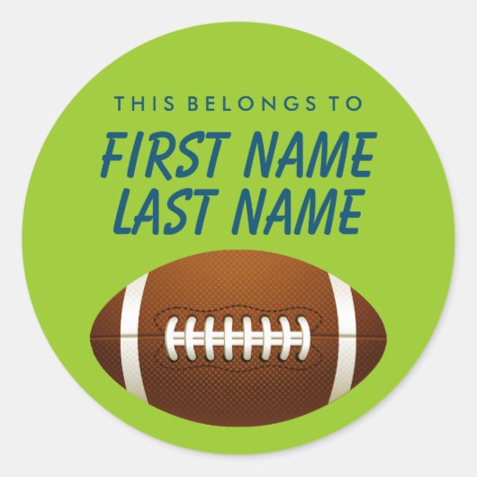 Dit hoort tot Sticker - Football (Voorkant)