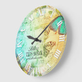 Dit huis en iedereen die een wandklok binnengaan (Hoek)