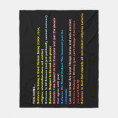 Dit huis gelooft fleece deken (Voorkant)