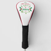 Dit Huis gelooft in Jezus Golfheadcover (Voorkant)