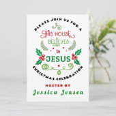 Dit Huis gelooft in Jezus Kaart (Staand voorkant)