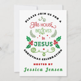 Dit Huis gelooft in Jezus Kaart