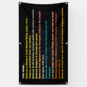 Dit Huis gelooft Spandoek (Verticaal)