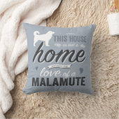 Dit Huis is geen thuis - Malamute Hondenliefhebber Kussen (Deken)