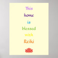 Dit huis is gezegend met Reiki