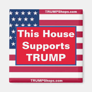 Dit Huis steunt TRUMP Patriotic Magnet