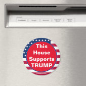 Dit Huis steunt TRUMP Patriotic magnet (Insitu (Vaatwasser))