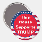 Dit Huis steunt TRUMP Patriotic magnet (Voorkant / Achterkant)