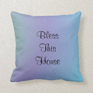 Dit Huis, Vrede, Violet Blue Square Kussen