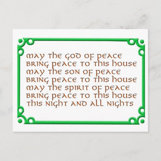 Dit Huis zonder slag of stoot! Briefkaart (Voorkant)