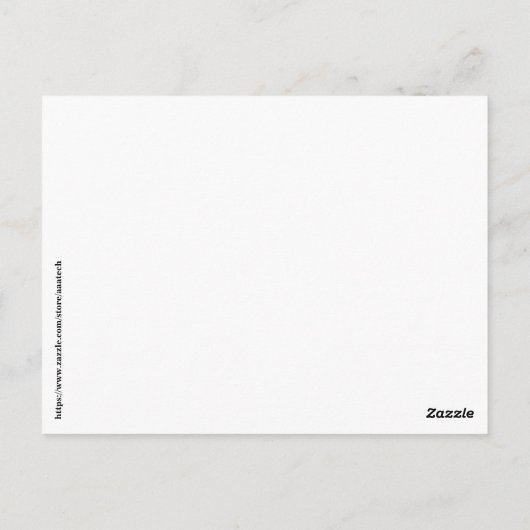 Dit huishouden is vrij van het Wijnmodenvirus op m Briefkaart (Achterkant)