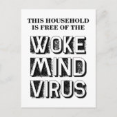 Dit huishouden is vrij van het Wijnmodenvirus op m Briefkaart (Voorkant)