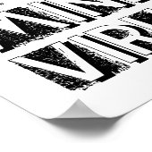 Dit huishouden is vrij van het Wijnmodenvirus op m Poster (Hoek)